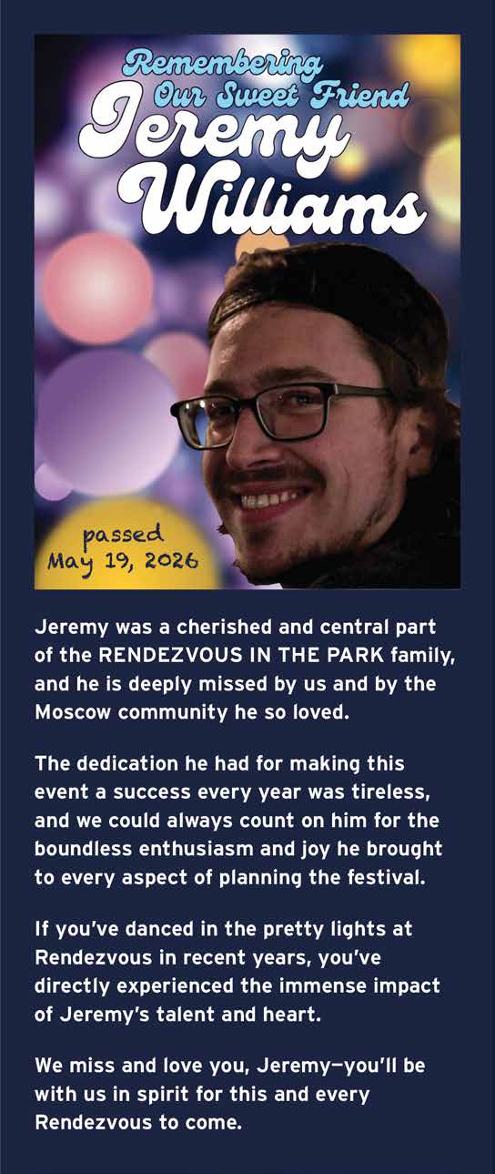 Jeremy Williams smiling, wearing glasses and a cap. The tribute shown with his portrait is transcribed below.
